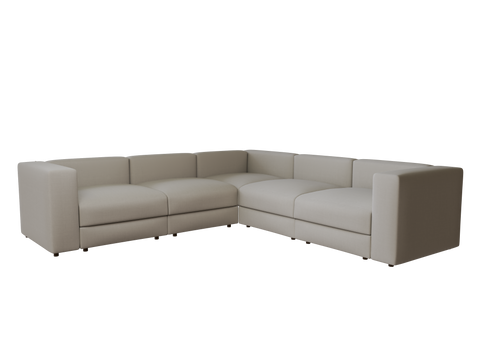 Jattebo 6 Seat Module Corner Sofa Cover - LindaKale