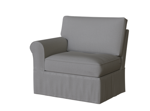 PB Buchanan Roll Arm Left Arm Chair Cover, PB Buchanan sectional components slipcover - LindaKale