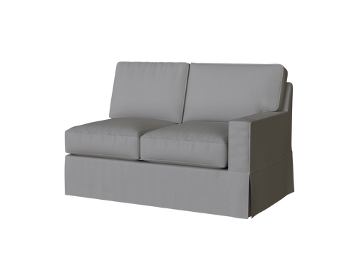 PB Buchanan Square Arm Right Arm Loveseat Cover, PB Buchanan sectional components slipcover - LindaKale