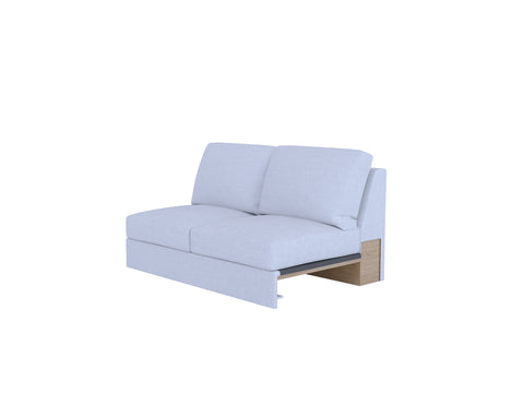 Finnala Loveseat Sleeper section cover, Convertible Sofa Bed Cover - LindaKale