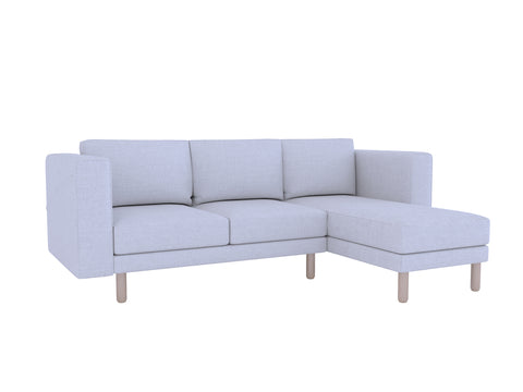 Norsborg Sofa with Chaise Cover, 3 Seat Sectional Sofa Cover - LindaKale