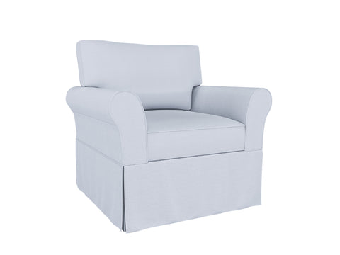 PB Comfort Grand Armchair Cover, 46.5“，Roll Arm, Box Edge - LindaKale