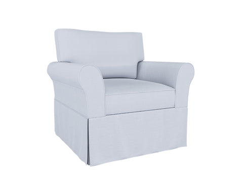 PB Comfort Grand Armchair Cover, 46.5“,Roll Arm, Box Edge - LindaKale