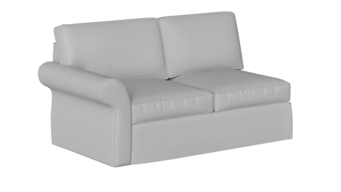 PB Pearce Roll Arm Left Arm Loveseat Cover, PB pearce sectional components slipcover - LindaKale