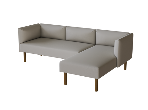 Lillehem 3 Seat Module Sofa with Chaise Cover