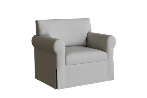 PB York Roll Arm Chair And A Half Slipcover 48.5