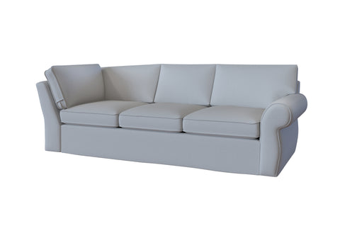 PB Pearce Roll Arm Right Return Sofa Cover, PB Pearce sectional components slipcover - LindaKale