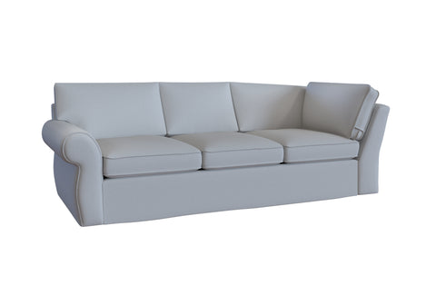 PB Pearce Roll Arm Left Return Sofa Cover, PB Pearce sectional components slipcover - LindaKale