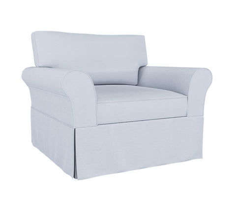 PB Comfort Roll Arm Chair and A Half, Box Edge 51