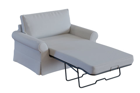 PB Buchanan Roll Arm Twin Sleeper Sofa Cover, Box Edge 58
