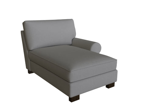 PB Turner Roll Arm Right Arm Chaise Cover, PB turner sectional components slipcover