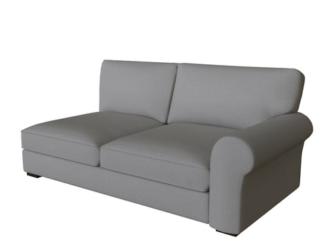 PB Turner Roll Arm Right Arm Loveseat Cover, PB turner sectional components slipcover