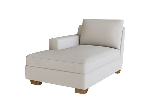 PB Big Sur Square Arm Left Arm Chaise Cover, PB Big Sur sectional components slipcover