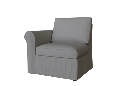 PB Cameron Roll Arm Left Arm Chair Cover, PB  Cameron sectional components slipcover