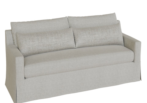 PB York Loveseat Slipcover, Square Arm 60