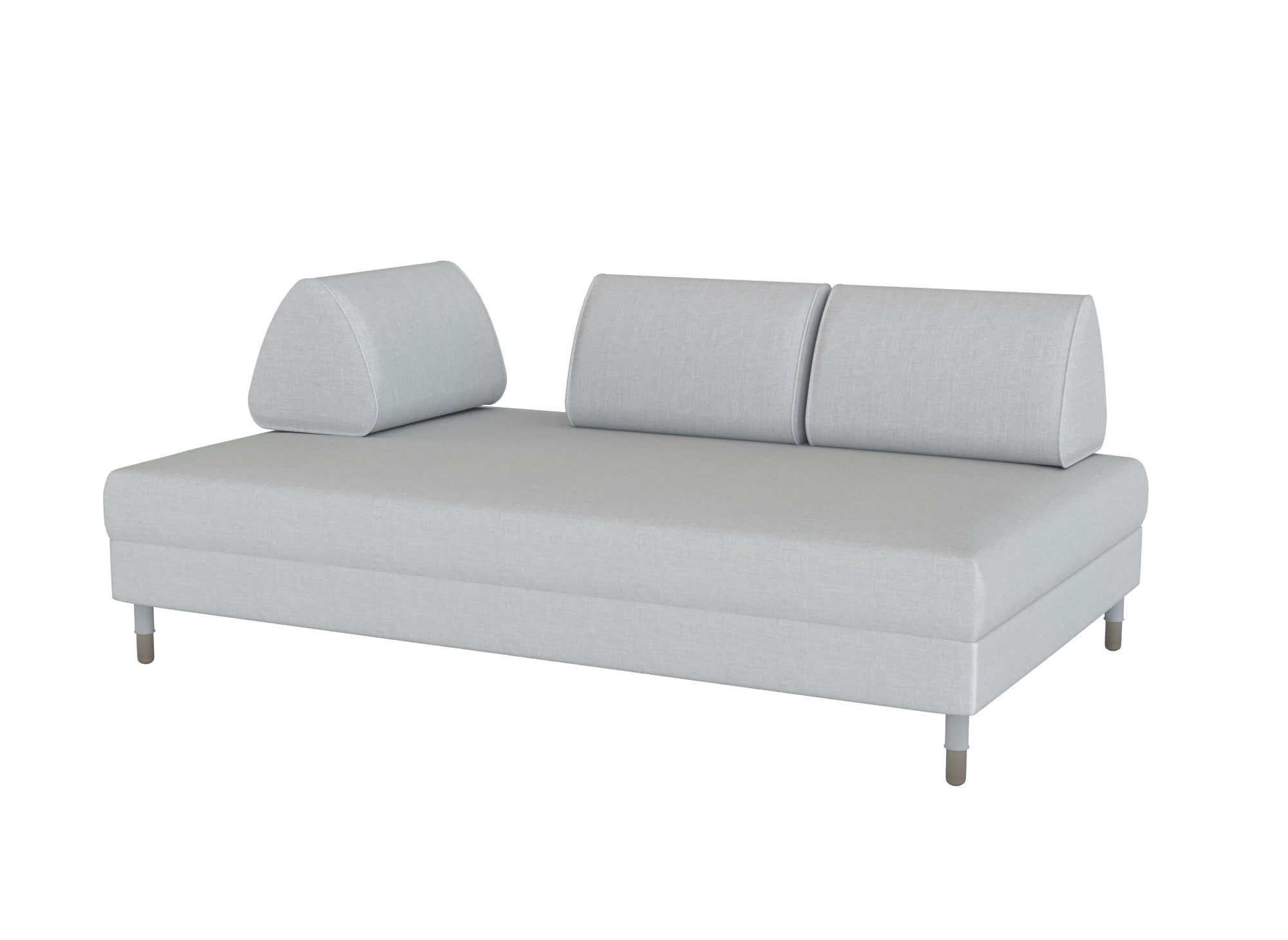 Ikea FLOTTEBO Sleeper Sofa COVER, 47 1/4 Gunnared Medium Gray, 104.423.28, NEW