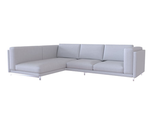 Nockeby Loveseat with Chaise Cover, Right - LindaKale