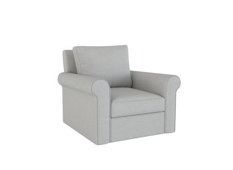 PB Cameron Roll Arm Chair Slipcover - LindaKale