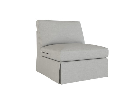 PB Basic Armless Chair Cover, PB Basic sectional components slipcover - LindaKale