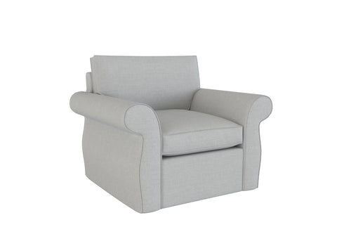 PB Pearce Roll Arm Chair Slipcover - LindaKale